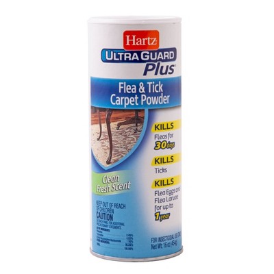 Hartz UltraGuard Plus Flea and Tick Carpet Powder - Fresh Scent (16oz)