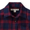 Hope & Henry Boys'  Flannel Button Down Shirt, Infant - 2 of 4