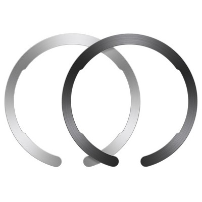 ESR HaloLock Universal Ring 2-Pack - Black and Silver