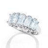 Ross-Simons 2.45 ct. t.w. Aquamarine Ring With Diamonds in Sterling Silver - 4 of 4