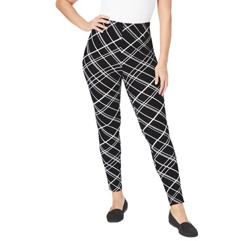 Jessica London Women's Plus Size Ponte Knit Leggings - 2x, Black : Target