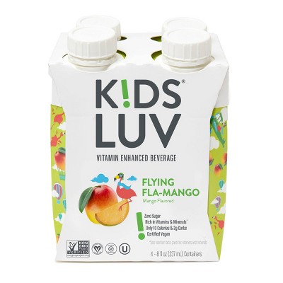 KidsLuv Fla-Mango Vitamin Enhanced Kids Beverage - 4pk/8 fl oz Box