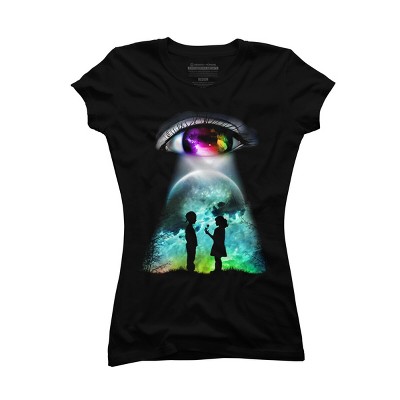 Junior's Design By Humans Love At First Sight By clingcling T-Shirt