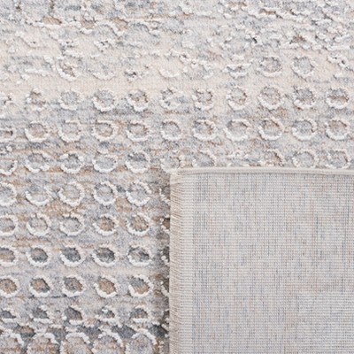 Marmara Modern Silken Gray 8' x 10' Stain-Resistant Area Rug