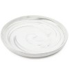 LunaLulinlk (2 pack) Stoneware Dinner Plate, Grey Marble Collection - 4 of 4