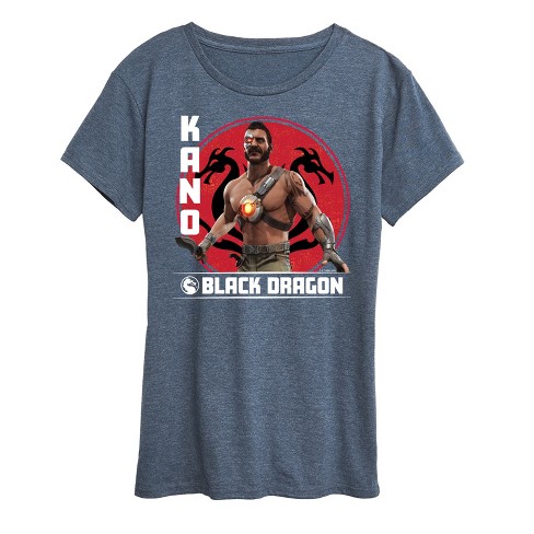 Women's Mortal Kombat Kano Black Dragon Short Sleeve Graphic T-shirt