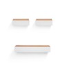 FONTOI 23.62" Floating Shelves, Wall Mounted Shelves for Bathroom, Living Room, Kitchen, Hanging Shelf for Books/Decor, Walnut, 5.91"*2.36"*23.62" - 2 of 4