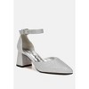 Taznia Glitter Block Heel Women Sandals - 2 of 4