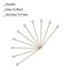 Unique Bargains DIY Craft Necklaces Bracelets Earrings Jewelry Making Iron 21 Gauge Eye Pins 200 Pcs - 4 of 4