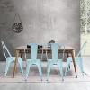 BestMassage Metal Dining Chairs Metal Chair for Indoor Outdoor Chairs Perfect for Restaurants - 2 of 4