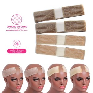 Labhairs 2PCS Lace Wig Grip For Human Hair Wig Keep Lace Wig In Place Adjustable Band - 1 of 4