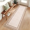 Modern Bordered Area Rug Washable Rug for Living Room - 4 of 4