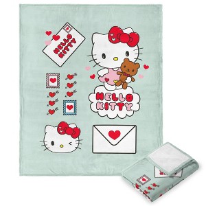 Sanrio Hello Kitty Send My Love Silk Touch Throw Blanket 50x60 Inches - 1 of 4