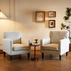 MAYEERTY Reading Chair with Armrest and Backrest Comfy Lounge Chair for Bedroom Waiting Room Reception Room - 2 of 4