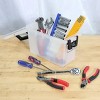 (2 pack) Frost Locking and Stacking Utility and Tool Box, Durable Plastic 11.5" x 5.06" x 7.25" - 3 of 4