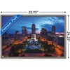 Trends International Cityscapes - Indianapolis, Indiana Framed Wall Poster Prints - 3 of 4