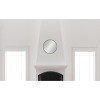 Travis Round Wood Accent Wall Mirror - Kate and Laurel All Things Decor - image 4 of 4