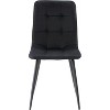 NicBex Matte Faux Leather Suede Dining Chairs Set of 4,Upholstered Chairs with Metal Legs for Dining Room,Living Room,Kitchen - 3 of 4