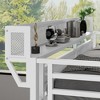 KWPZQEB Loft Bed with Storage Stairs, Heavy Duty Metal Loft Bed Frame with Built-in Storage Shelves & Wardrobe for Teens, Easy Assembly - 4 of 4