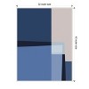 Amanti Art Blue Lines 2 by Alyson Storms Framed Canvas Wall Art - 4 of 4