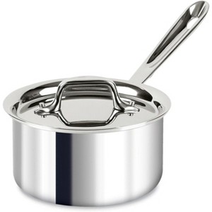 All-Clad D3 3-Ply Stainless Steel Sauce Pan with Lid 1.5 Quart - 1 of 4