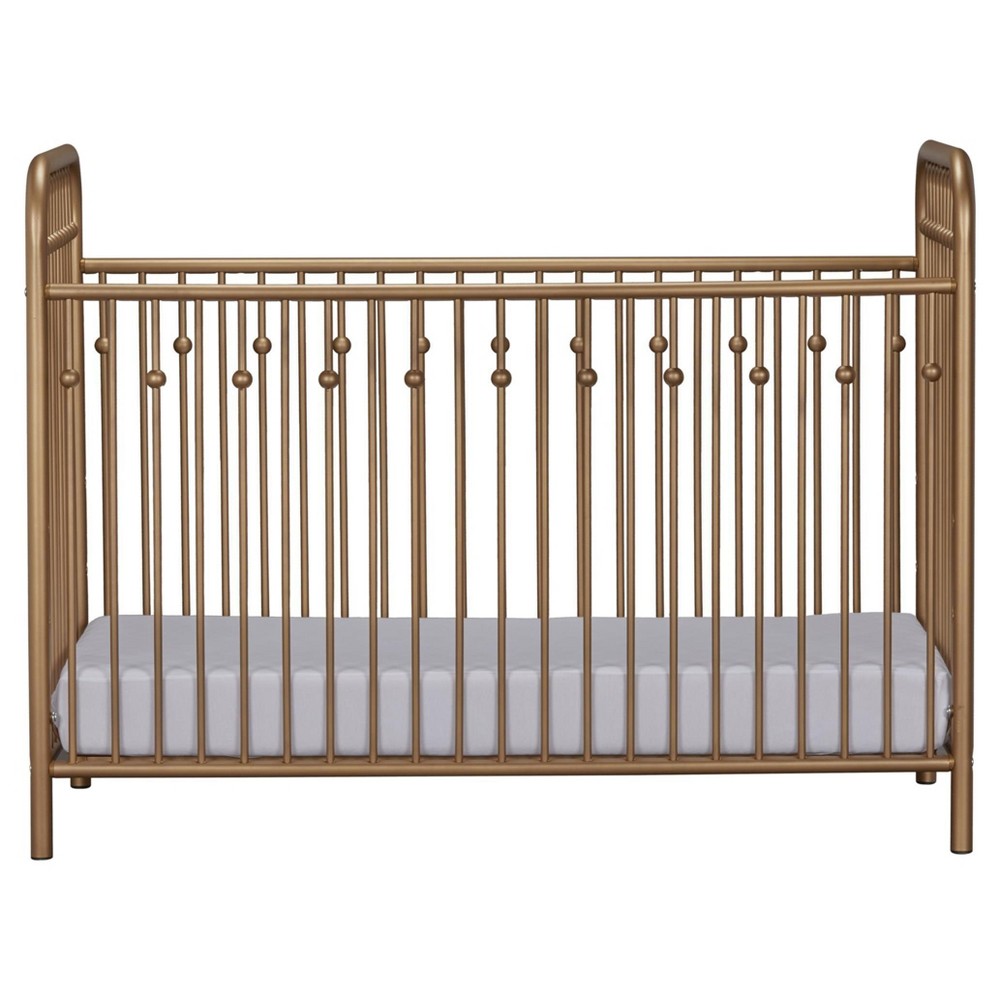 Little Seeds Monarch Hill Ivy Metal Crib - Gold