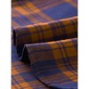 INSPIRE CHIC Women's Classic Short Sleeve Button Down Plaid Shirt - 4 of 4