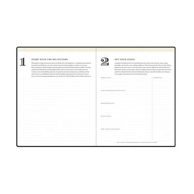 Day Designer 2024-25 Weekly/Monthly Planner 10&#34;x8&#34; Bookbound Black