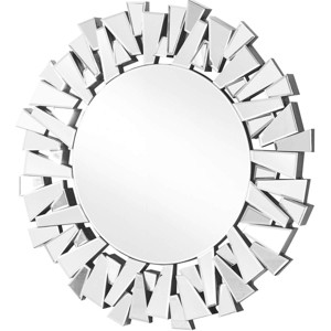 Elegant Lighting Sparkle 39.5 in. Contemporary Round Mirror in Clear - 1 of 4