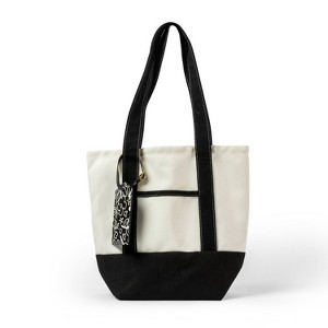 Canvas Mini Tote Black - Bullseye's Playground™ - 1 of 3