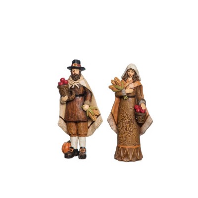 Gallerie II Pilgrim Couple Figurine, A/2