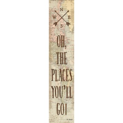 Teacher Created Resources Travel The Map Oh, the Places You'll Go! Banner, 8" x 39" (Pack of 6)
