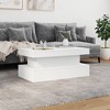 vidaXL Coffee Table White Engineered wood Medium Coffee Table - 3 of 4