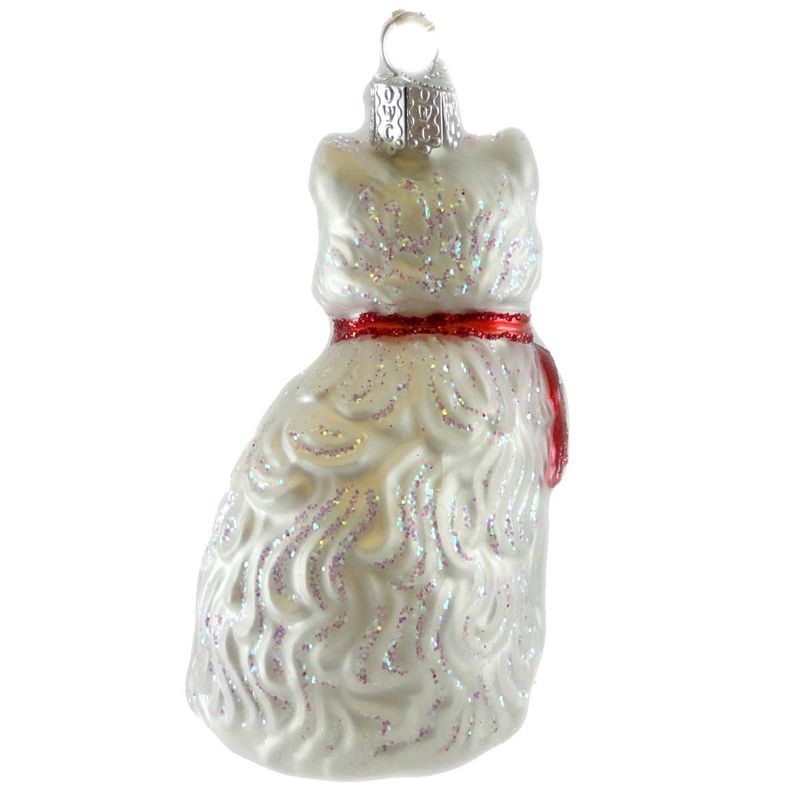 Old World Christmas 3.5 Inch Princess Kitty Ornament Kitten Bow Cat Tree Ornaments, 2 of 3