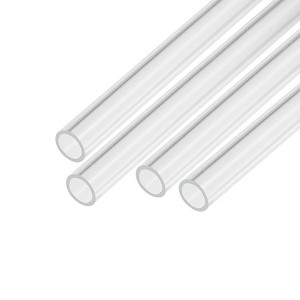 Unique Bargains Lamp Lantern Water Cooling System Acrylic Round Pipes Clear 4 Pcs 6" - 1 of 4