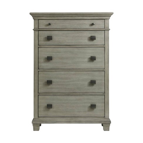 Clovis 5 Drawer Chest Gray - Picket House Furnishings : Target