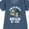 - Barbie - Clover Power Graphic Short Sleeve Fleece Dress - 2 of 4