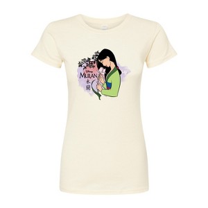 Women's - Disney - Flowers in Bloom Fitted Graphic T-Shirt - 1 of 3
