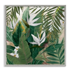 Stupell Industries Tropical Birds Of Paradise Plant Framed Giclee Art - 1 of 4
