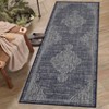 Indoor Outdoor Farmhouse Area Rugs for Backyard Deck Patio, Plush Thick Low Pile Throw Carpet for Bedroom Living Room Dining Room - 3 of 4