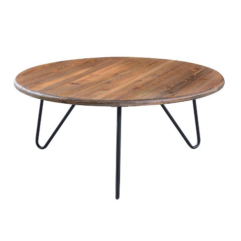 Pine Coffee Table Round