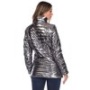 Metallic Puffer Coat - White Mark - 3 of 4