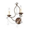 Livex Lighting Chesterfield 2 - Light Wall Light in  Hand Applied Venetian Golden Bronze - 3 of 4