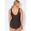 Swimsuits for All Women's Chlorine Resistant High Neck One Piece Swimsuit (Plus Sizes Available) - 3 of 4