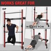 ER KANG Power Rack Cage Squat Rack Attachments-Fit 2.36"x 2.36" Tube with 1" Hole, 800LBS Capacity (1 Pair) - 4 of 4