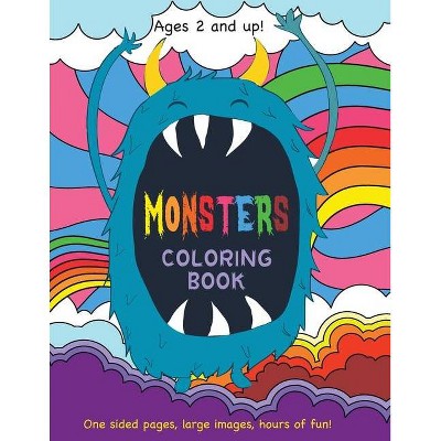 Monsters Coloring Book for Kids Ages 2 and Up! - by  Engage Books (Paperback)