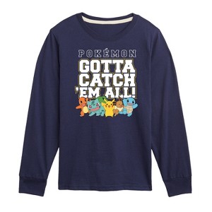 Boys' - Pokémon - Gotta Catch 'Em All Long Sleeve Graphic T-Shirt - 1 of 4