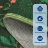 5x7 FT Modern Washable Area Rug, Vintage Floral Soft Carpet with Non Slip Backing, Low Pile Stain Resistant Foldable Floor Mat for Home - 4 of 4