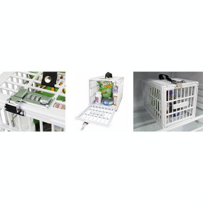 5 Star Super Deals Fridge Locker Box -Lockable Refrigerator Storage for Snacks & Medicine, Portable Combination Lock, Compact Design for Easy Travel