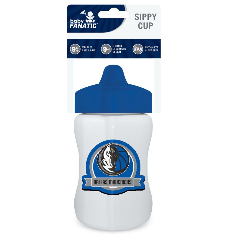 Baby Fanatic Toddler and Baby Unisex 9 oz. Sippy Cup NBA Dallas Mavericks, 3 of 5
